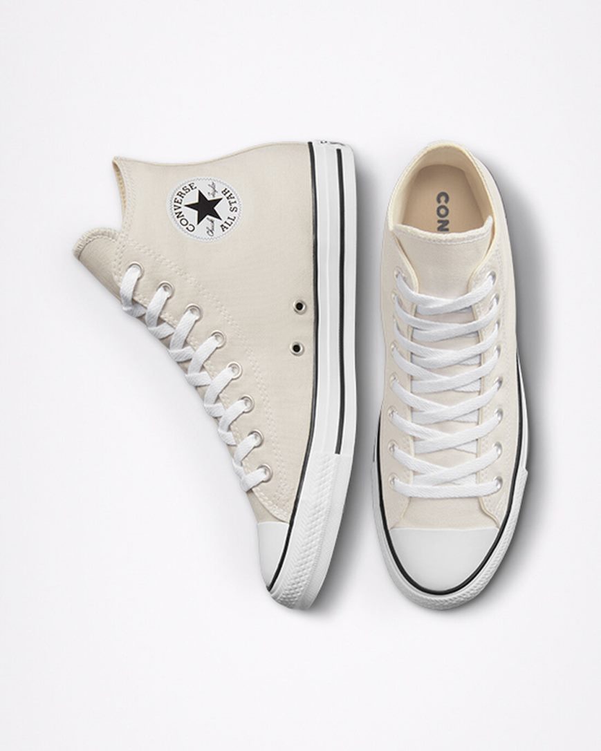 Tenis Converse Chuck Taylor All Star Seasonal Color Cano Alto Feminino Bege | PT C0P547T